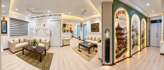 Inside Bright Smile Dental Clinic — Entrance & Reception